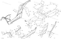 705008989 BRP RH FRONT DEFLECTOR | правая сторона перед дефлектор