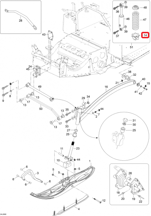 230078 Чашка пружины SPRING SEAT (605348909) Снято с произодства