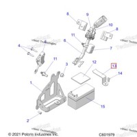 5271759 Ремень аккумулятор коробка