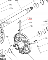 417224510 Палец Ski-Doo