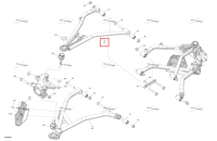 Правый верхний подвески рычаг Can-Am Outlander 4x4 DPS 700 (2025) (706206100)