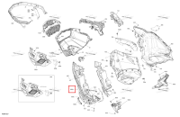 Глубокий чёрный левый Bottom с полукруглой головкой Ski-Doo Expedition LE 900 ACE Turbo (2026) (502008786)