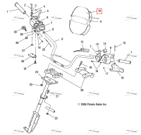 Крышка в сборе H BAR Polaris Widetrak LX (2006) (2690146)