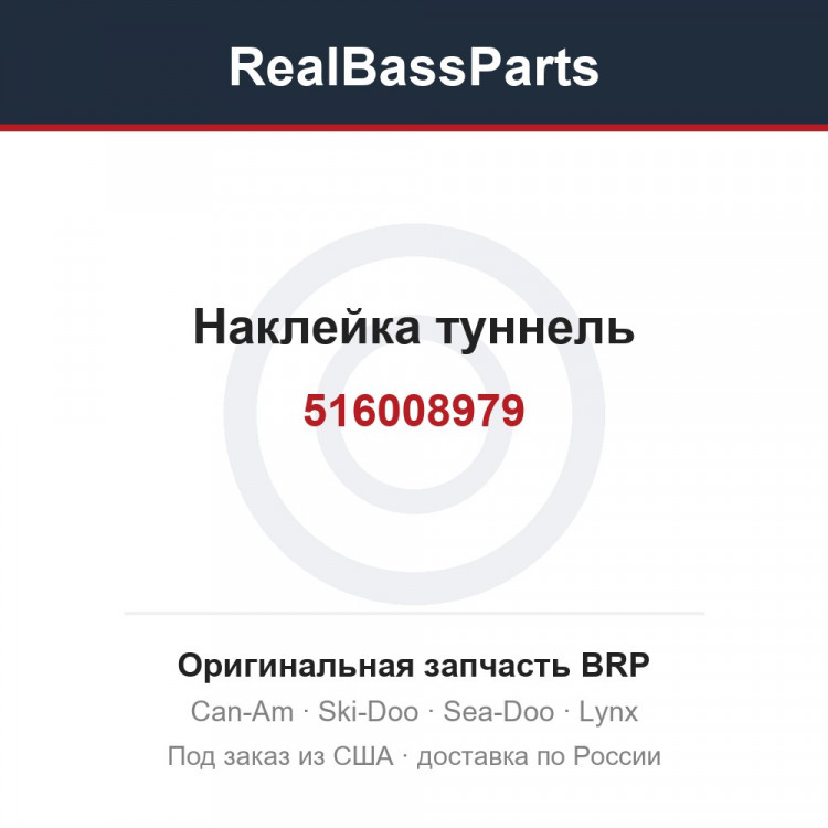 516008979 Наклейка туннель