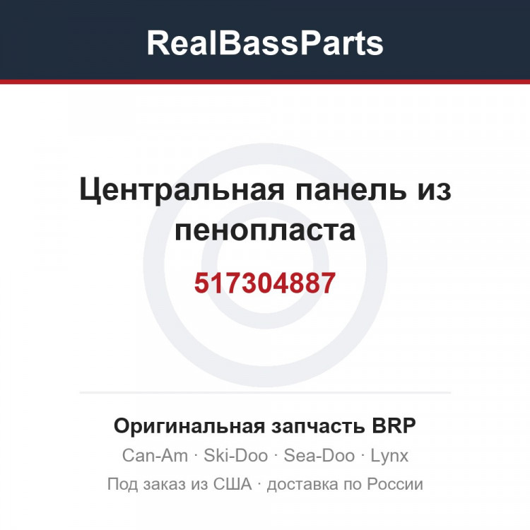 517304887 Центральная панель из пенопласта