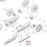15-57.00-0-02-01 Склиза черная для Polaris WIDETRAK LX 5521452, 5521320 GARLAND 