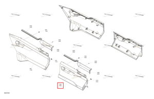 Hybrid белый Pearl правый задняя дверь панель Can-Am 705801576