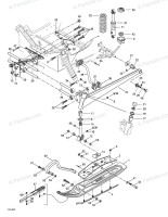 230080044 SCREW-HEX.CAP DIN.931 Болт M8 X 100