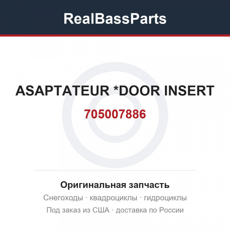 705007886 ASAPTATEUR     *DOOR INSERT
