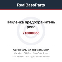 710000855 Наклейка предохранитель реле