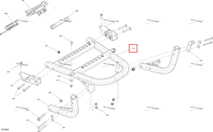 Задний бампер комплект Can-Am 715007465