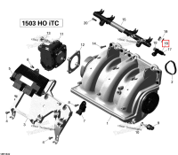 Топливная форсунка включает 16 to 18 Sea-Doo RXT (2016) (420874834)