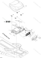 520000481 TAPIS ARR.     *REAR CARPET  Коврик, резиновый задний для снегохода