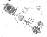 Коленвал Can-am 400 420296671