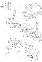 706201045 BRAS SUSPENSION*SUSPENSION ARM  Рычаг подвески для квадроциклов