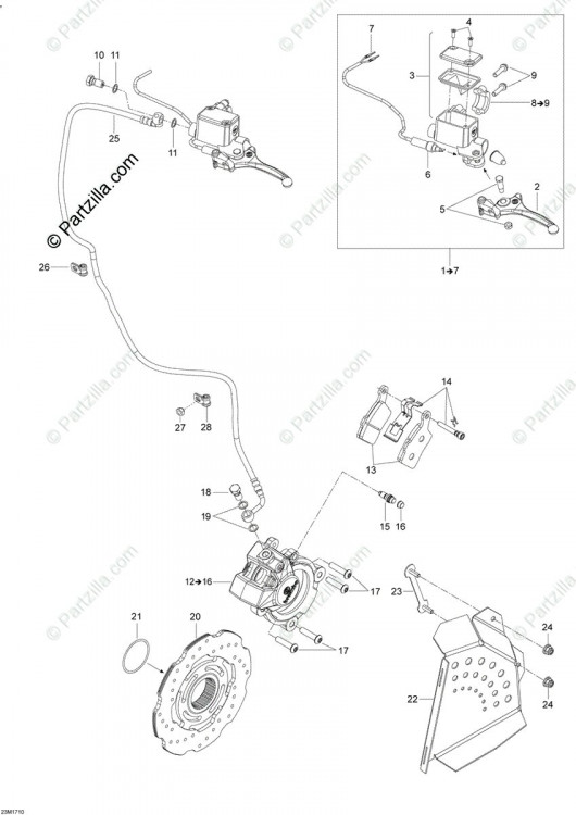507032602 BRAKE CALIPER ASS'Y