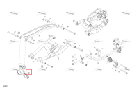 Левый задний поворотный кулак в сборе Included 210 to 210 c Can-Am Commander 1000R EFI DPS (2022) (715008057)