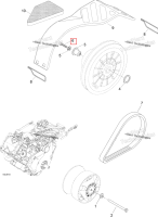 Гнездо головка винт M8 × 55 Ski-Doo Skandic SWT (2009) (M40290)