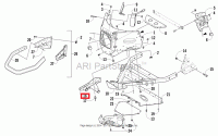 1605-029 Пыльник рулевой тяги левый 800 Arctic Cat BOOT, STEERING - RIGHT