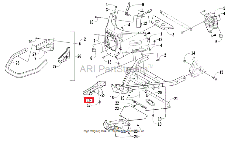 1605-029 Пыльник рулевой тяги левый 800 Arctic Cat BOOT, STEERING - RIGHT