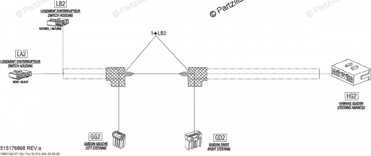 515175845 Женский терминальный корпус, 4 CIRCUITS