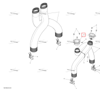 VENTILATION ADAPTOR Sea-Doo RXT (2016) (291002299)