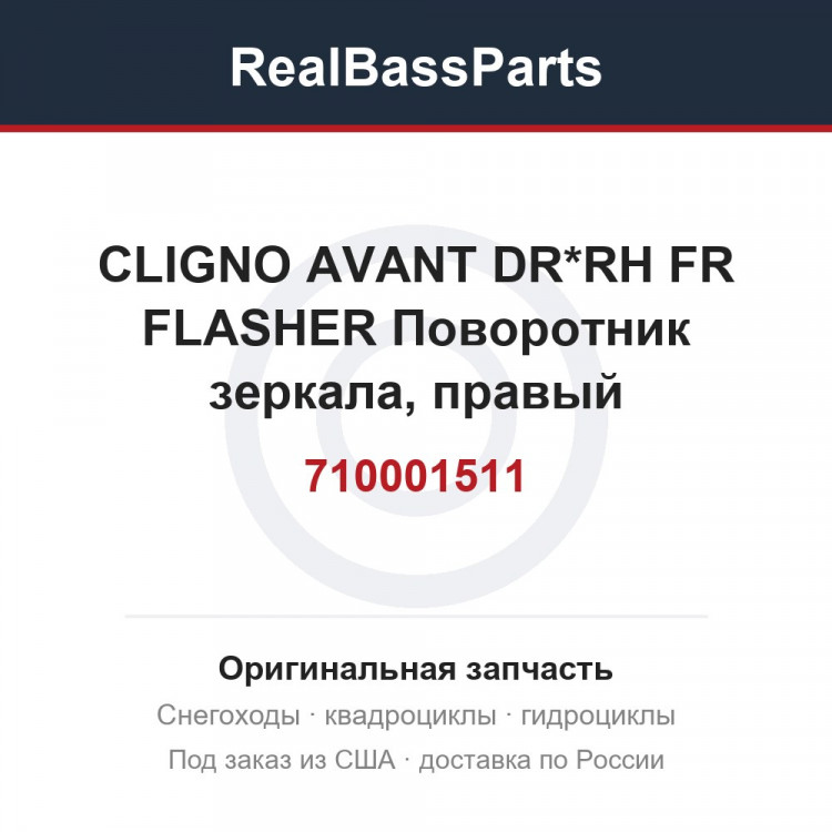 710001511 CLIGNO AVANT DR*RH FR FLASHER Поворотник зеркала, правый