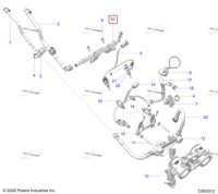 2522340 В сборе TB топливный рейлинг 840 T