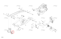 Правый задний поворотный кулак в сборе Included 220 to 220 c Can-Am Commander 1000R EFI DPS (2022) (715008058)