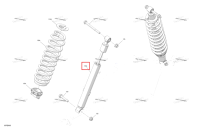 Передний амортизатор Can-Am Outlander 4x4 DPS 700 (2025) (706203564)