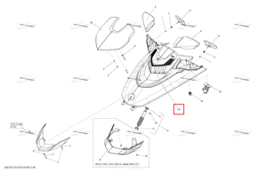Капот в сборе белый Sea-Doo 269501968