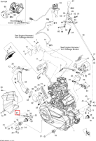 Водяной дефлектор Can-Am Outlander MAX 800 XT (2008) (707000461)