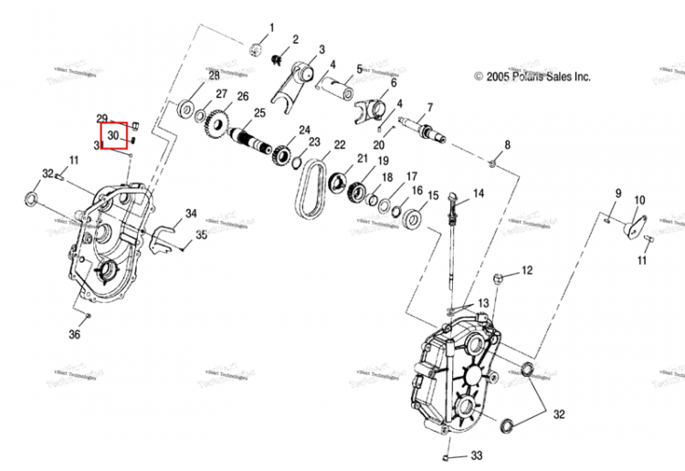 Фиксатор SHIFTER пружина Polaris Widetrak LX (2006) (7041483)