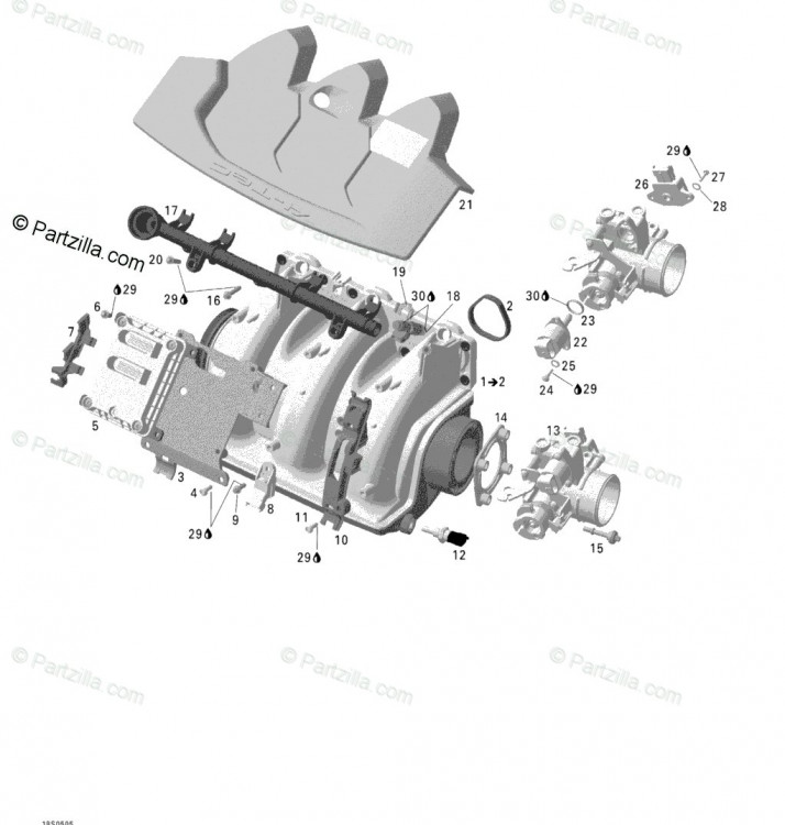 420664133 BOITE ELECT. *BOX-ELECT.¶Sea-Doo (Bombardier) GTX 4-TEC