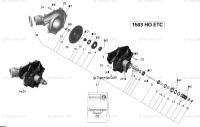 420867157 COMPRESSOR HOUSING  Стальной защитный корпус компрессора гидроцикла