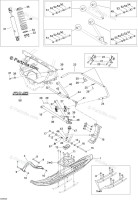 505071232 JAMBE SKI USINE*LEG-SKI MACH.  Опора лыжи