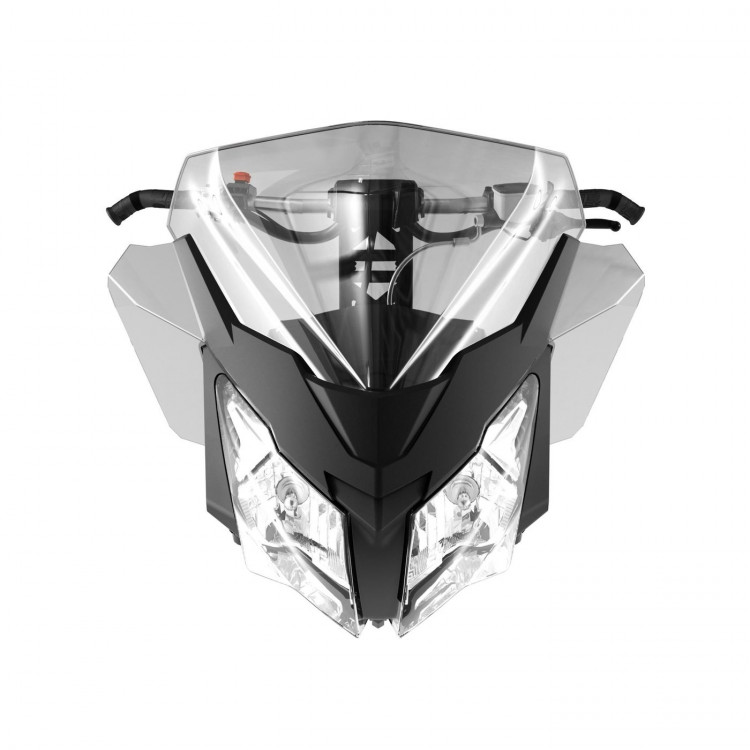 860200759 Ветровое стекло и боковые дефлекторы Ski-Doo среднего размера
