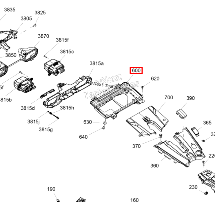 517307808 Панель спидометра Ski-Doo