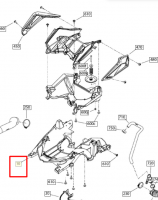 508001077 Впускной корпус Ski-doo