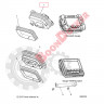 5437794 Накладка панели приборов для снегоходов Polaris RMK/PRO RMK/AXYS PRO RMK -2016" 5437794