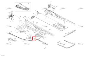 Левый задний подвески опора Ski-Doo 518334390