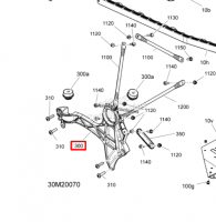518333691 Кронштейн Ski-Doo Expedition 518329331