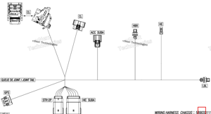 Капот жгут проводов Ski-Doo 515179763