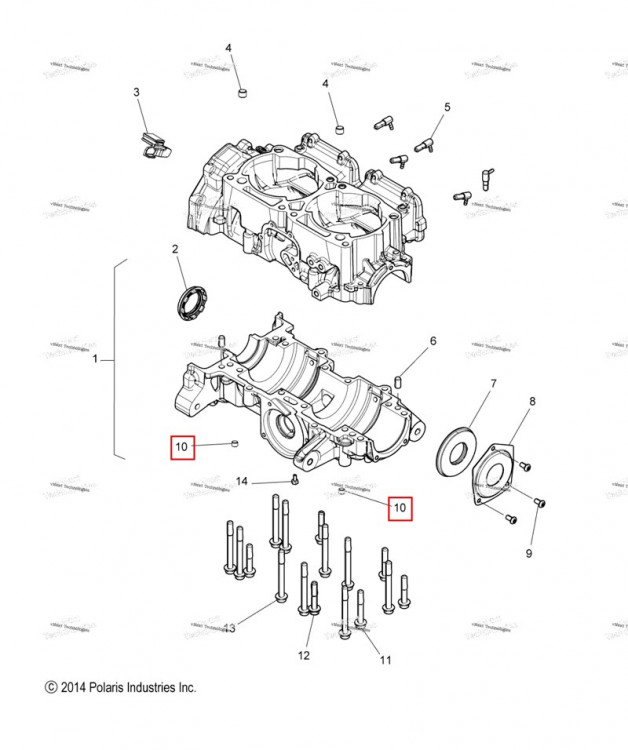 Заглушка 1/8 NPT шестигранный / SOC W / SEALANT Polaris 800 AXYS Pro RMK LE 155 (2017) (7052337)