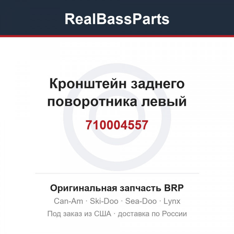 710004557 Кронштейн заднего поворотника левый