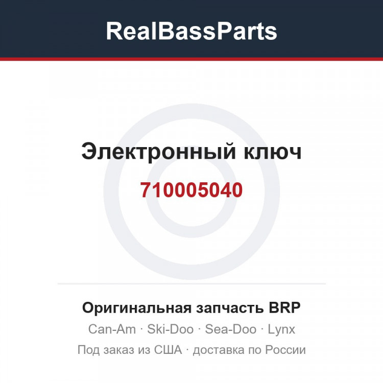 710005040 Электронный ключ