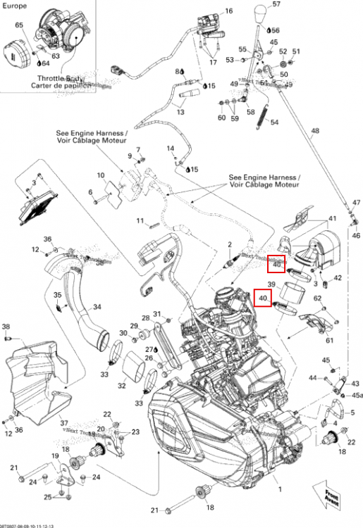 Norma шестерня хомут Can-Am Outlander MAX 800 XT (2008) (514052859)