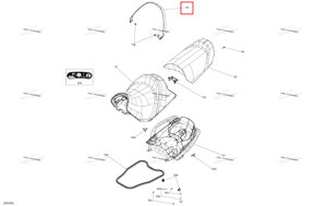 Neon жёлтый сиденье ремень Sea-Doo 269003403
