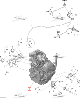 Двигатель V 810 4 TEC Ski-Doo Skandic Tundra LT V800 4-TEC (2009) (400800319)
