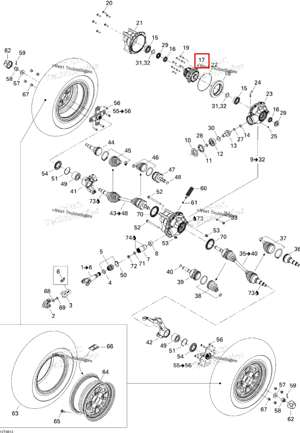 Дифференциал Can-Am 705400320